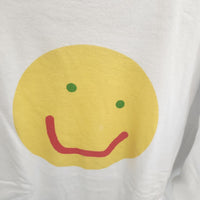 White Smiley-Face T-Shirt – 2XL