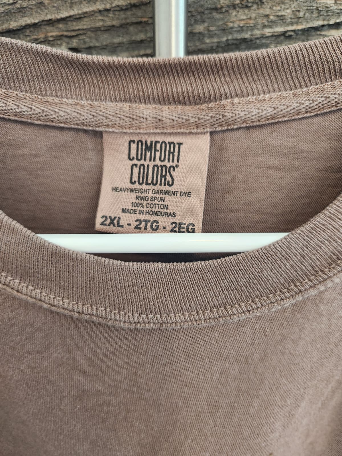 Brown Crew-Neck T-Shirt – 2XL